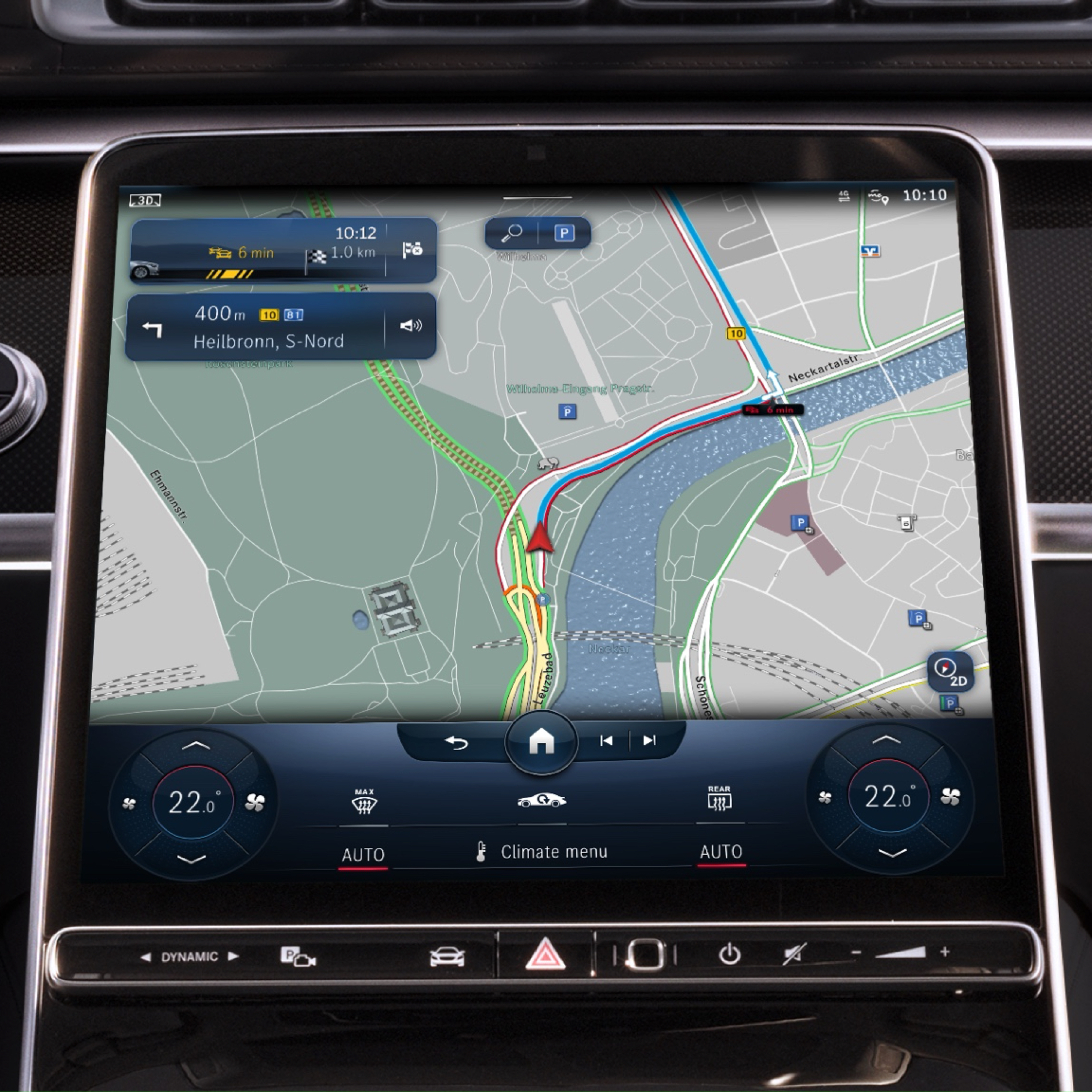 Potential hazards on the route are displayed on the screen of the MBUX multimedia system via the Car-to-X Communication Digital Extra Potential hazards on the route are displayed on the screen of the MBUX multimedia system via the Car-to-X Communication Digital Extra