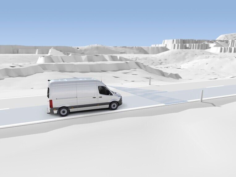 Active Lane Keeping Assist can warn the driver both acoustically and visually.