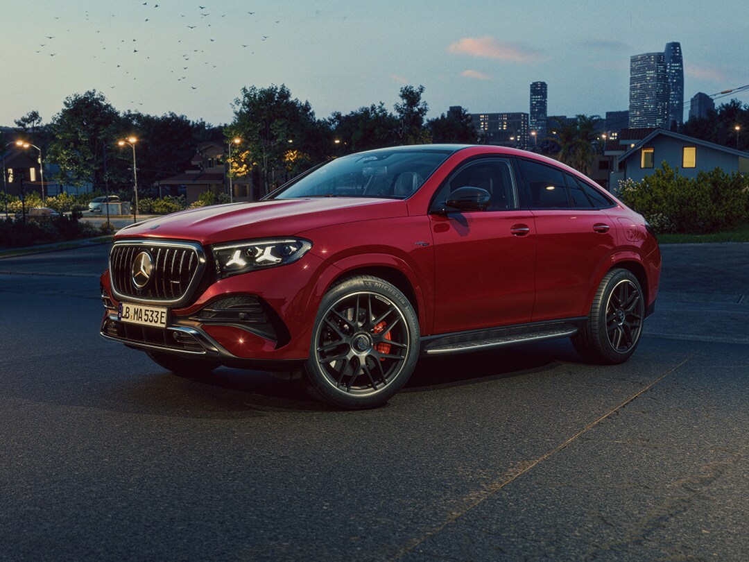 Exterior of Mercedes-Benz GLE Coupé.