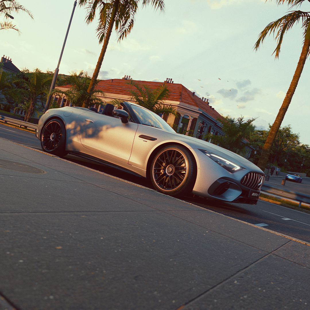 The Mercedes-AMG SL Roadster.