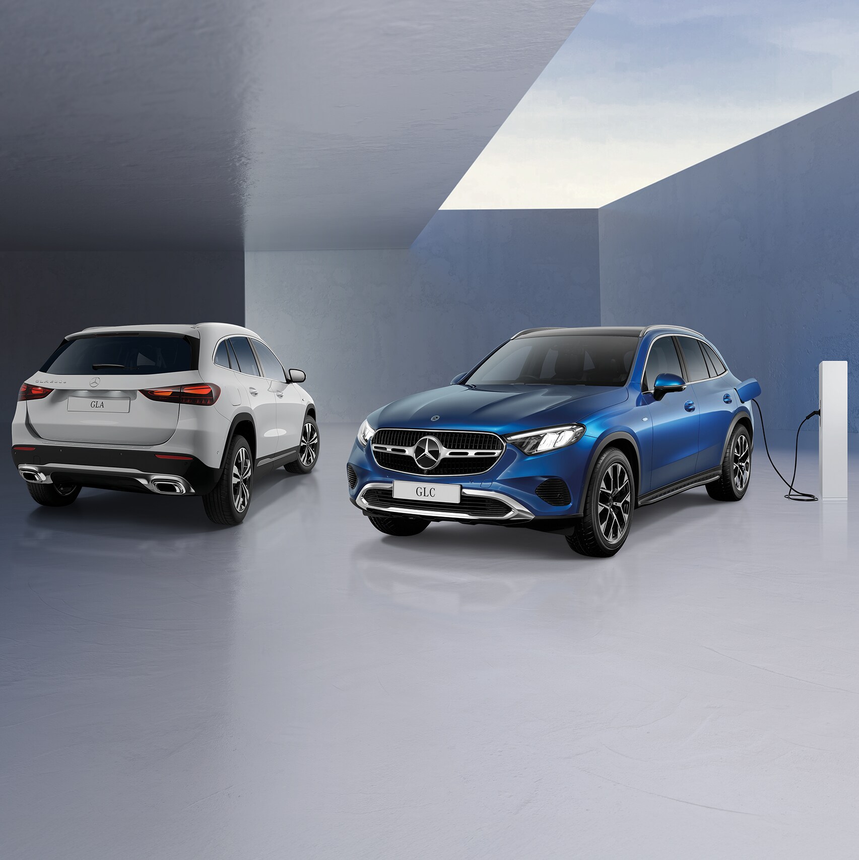 A plug-in hybrid vehicle from Mercedes-Benz.