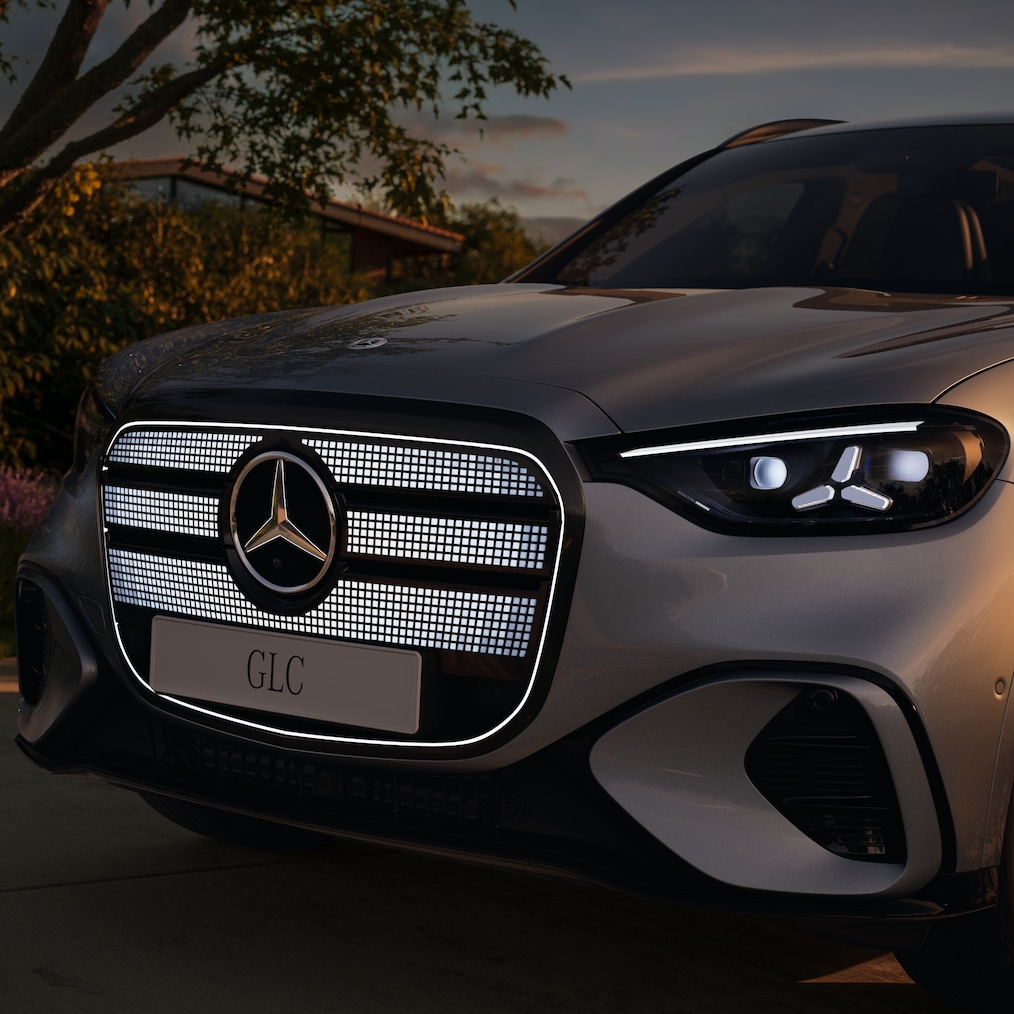 The exterior of the new GLC with EQ Technology from Mercedes-Benz.