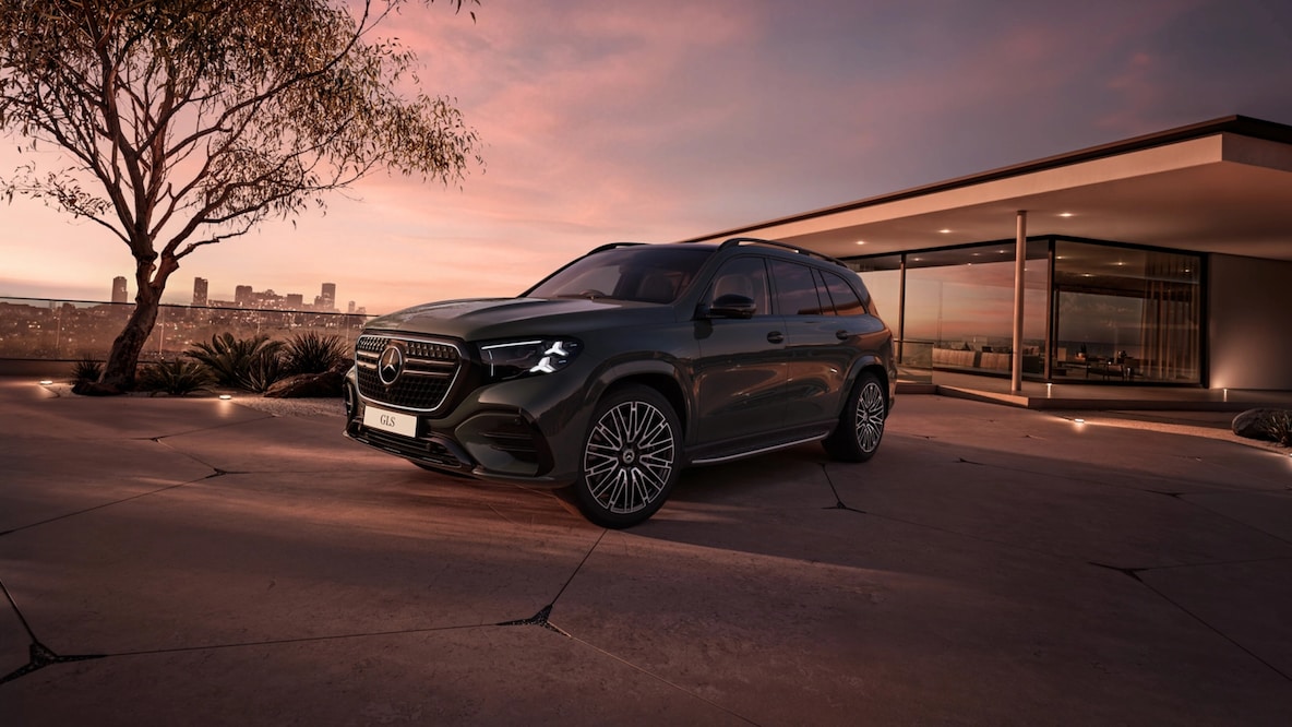 Exterior of the new GLS from Mercedes-Benz.
