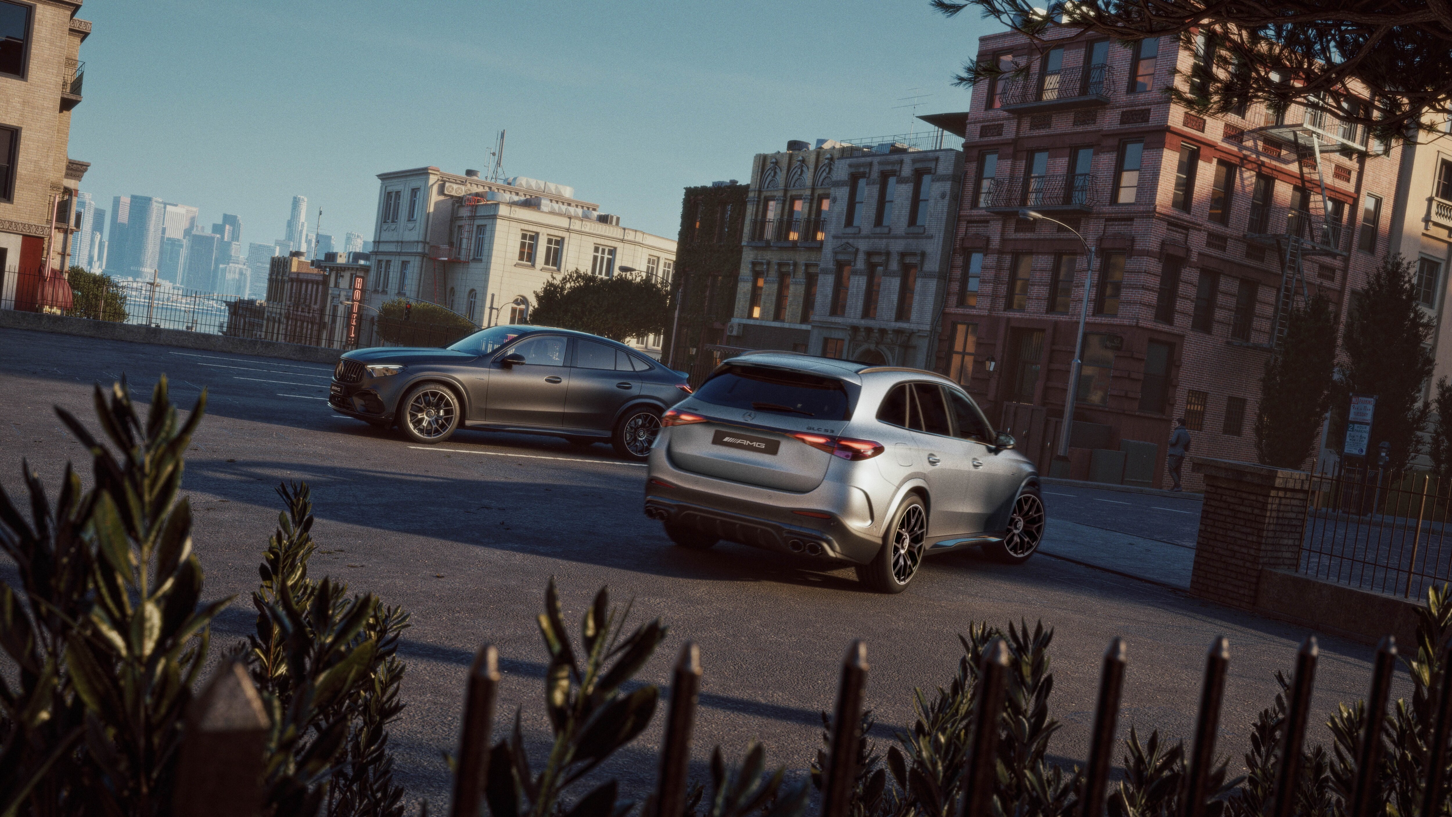 The new Mercedes-AMG GLC 53 SUV and Coupé.