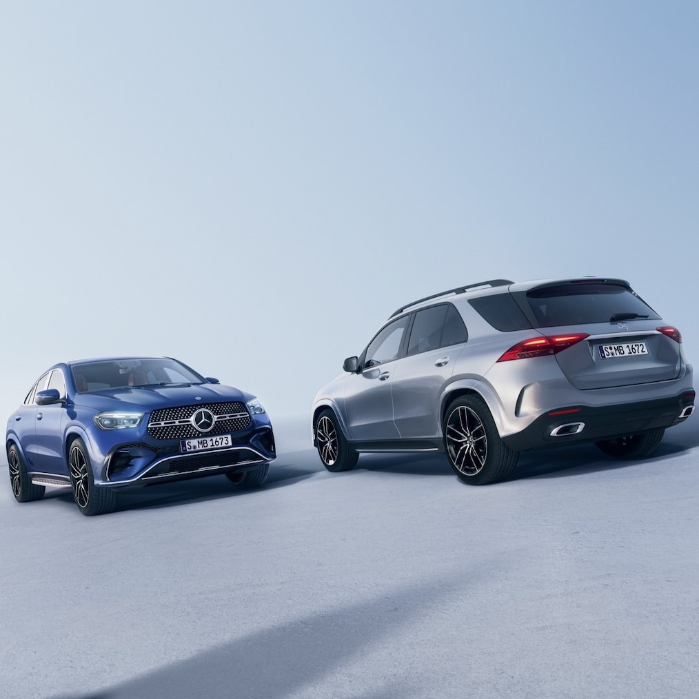 The GLE 350 de 4MATIC with EQ hybrid technology from Mercedes-Benz.