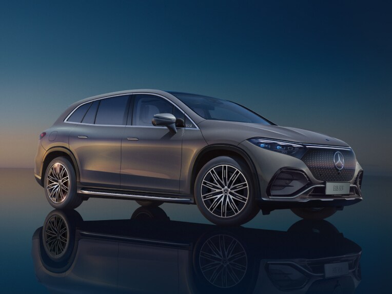 The all-electric EQS SUV