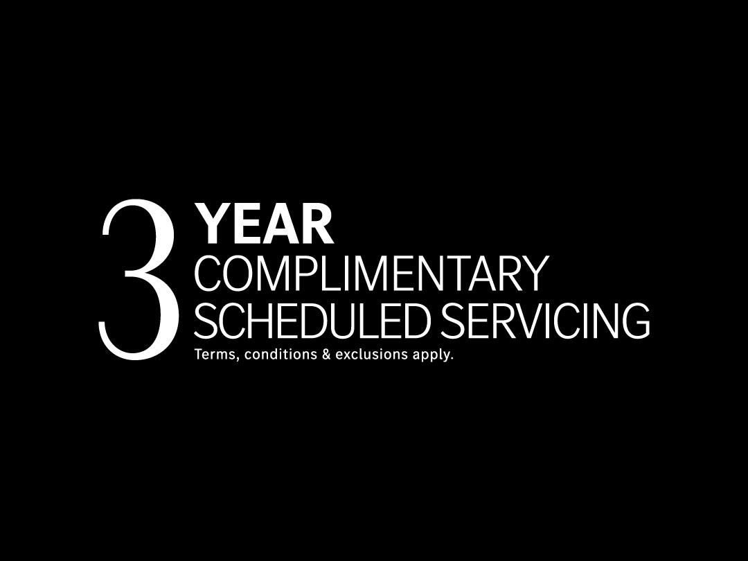 Complimentary 3 Year Scheduled Servicing